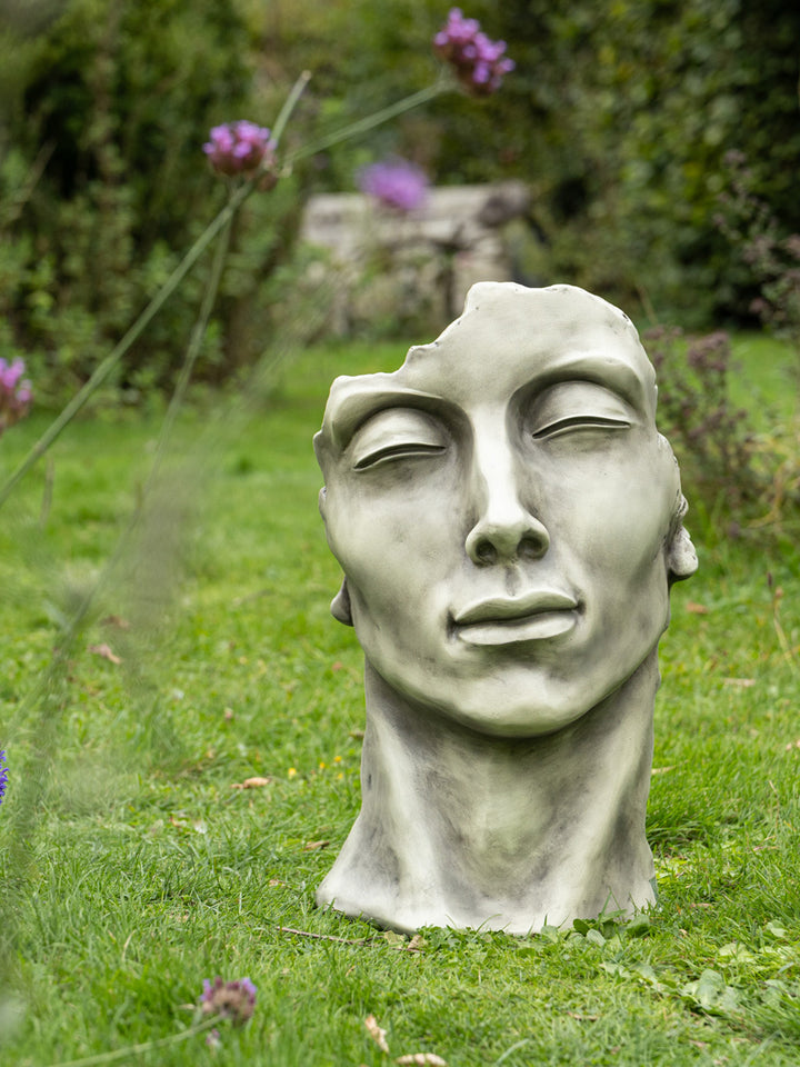 Gesicht "MANN" Gartenfigur