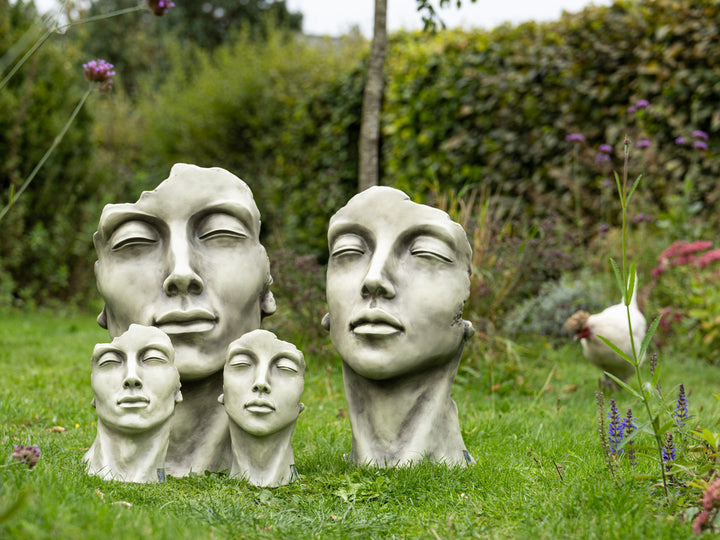 Gesicht "MANN" Gartenfigur