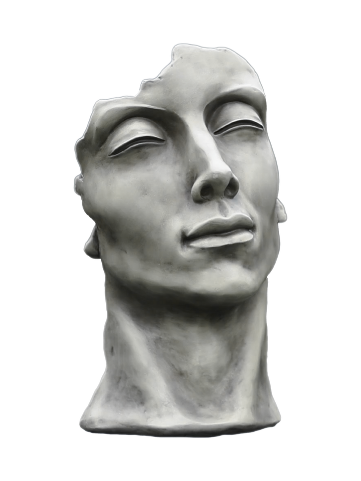 Gesicht "MANN" Gartenfigur