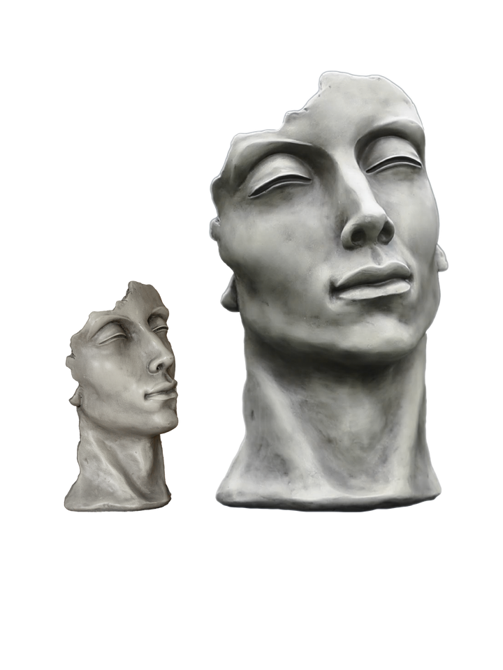 Gesicht "MANN" Gartenfigur