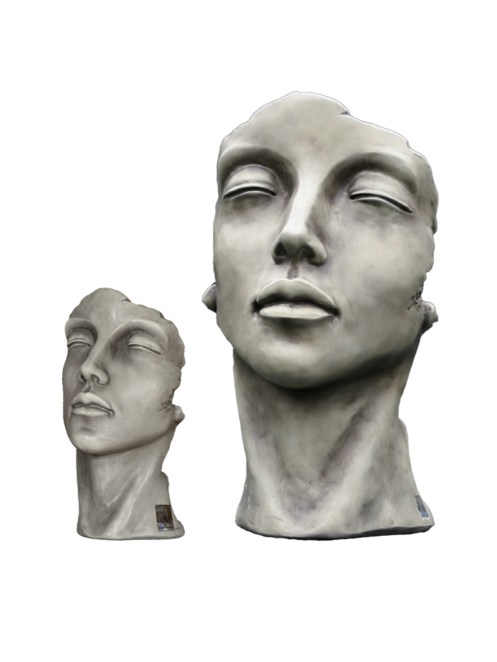 Gesicht "FRAU" Gartenfigur